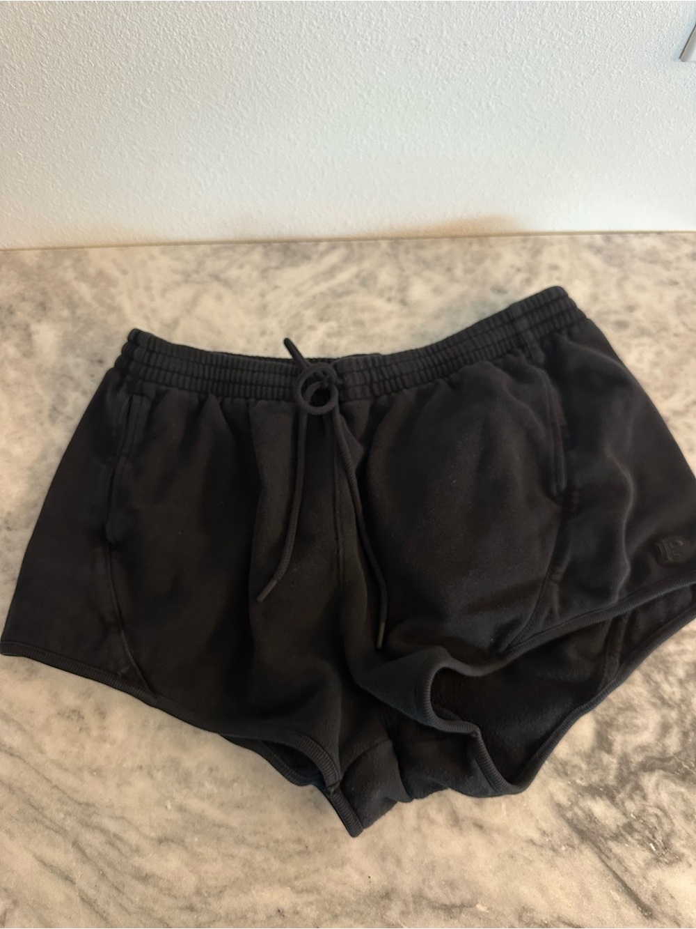 PINK Victoria's Secret Black Athletic Drawstring Shorts